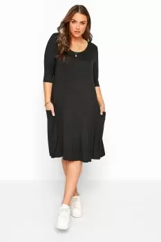 Image of Drape Pocket Dress