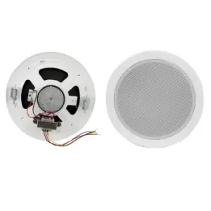 Image of 5.25" 100V Line Ceiling Speaker 6W Quick Fit & Metal Construction PA Audio System