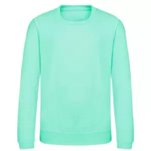 Image of AWDis Just Hoods Childrens/Kids Sweatshirt (1-2 Years) (Peppermint)