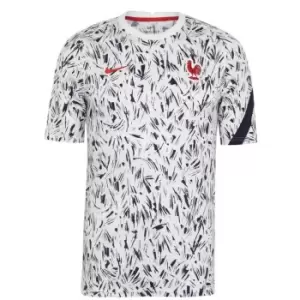 Image of Nike France Pre Match Shirt 2020 Mens - White