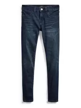 Image of Ralph Lauren Girls Aubrie Denim Legging Jeans - Dark Wash, Dark Wash, Size Age: 4 Years, Women