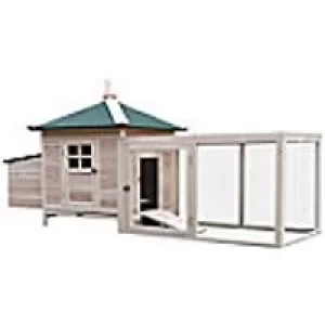 Image of PawHut Chicken Coop D51-092 970 x 1960 x 760 mm Cream