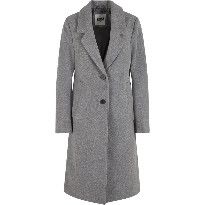 Image of Urban Classics Basic womens coat Urban Classics Gris Female 3XL