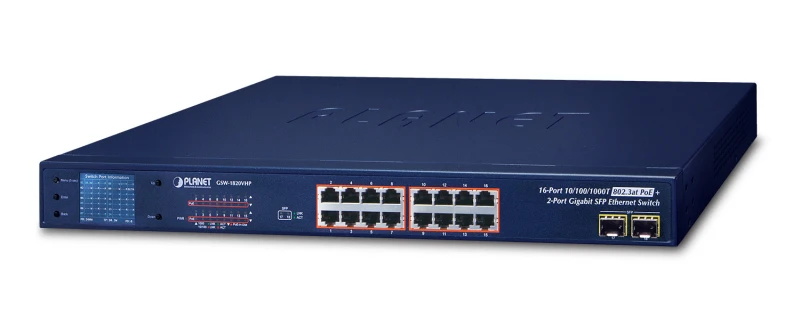 Image of PLANET GSW-1820VHP network switch Unmanaged Gigabit Ethernet (10/100/1