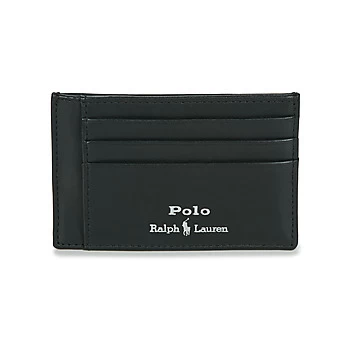 Image of Polo Ralph Lauren GLD FL MC CC CARD WITH mens Purse wallet in Black - Sizes One size
