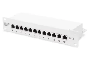 Image of Digitus CAT 6, Class E Patch Panel, shielded, grey