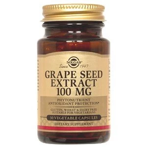Image of Solgar Grape Seed Extract 100 mg Vegetable Capsules 30 Vegicaps