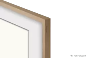 Image of Samsung Customisable Modern Teak Bezel for The Frame 75" TV (VG-SCFA75TKBXC)