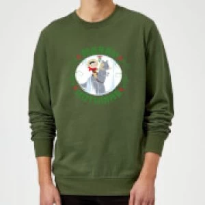 Image of Star Wars Merry Hothmas Christmas Sweatshirt - Forest Green - XL