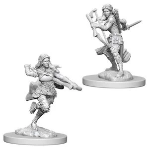 Image of Dungeons & Dragons Nolzur's Marvelous Unpainted Miniatures - Air Genasi Female Rogue