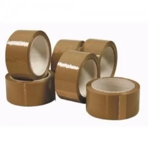 Image of Zexum 50mm Brown 66m Packaging Wrapping Polypropylene Tape