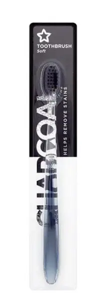 Image of Superdrug Charcoal Black Toothbrush