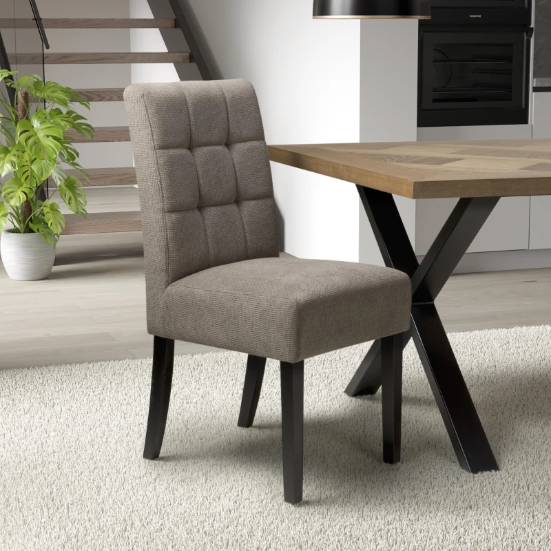 Image of Shankar Set of 2 Moseley Light Brown Dining Chairs Light Brown - B unisex 58x92x45