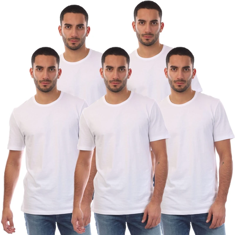 Image of Boss 5 Pack of T-Shirts White male 2XL