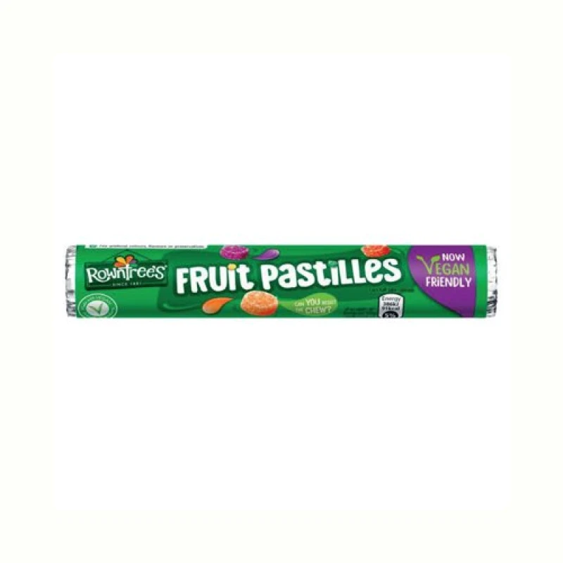 Image of Rowntree's Fruit Pastilles Sweets Tube 48g (32 Pack) 12454361