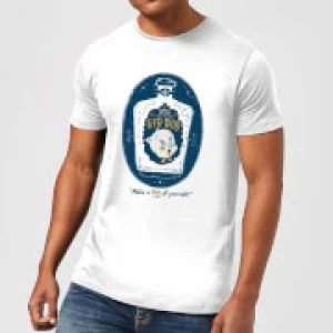 Image of Looney Tunes ACME Rib Rub Mens T-Shirt - White - XXL