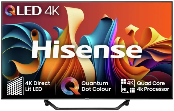 Image of Hisense 55" 55A7NQTUK Smart 4K Ultra HD QLED TV