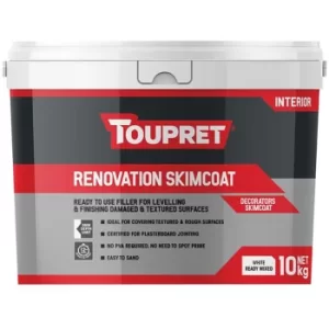 Image of Toupret TOUTTEGALP10 Renovation Skimcoat 10kg