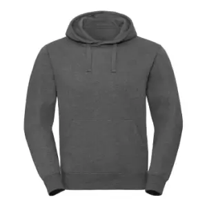 Image of Russell Mens Authentic Melange Hoodie (3XL) (Carbon Melange)