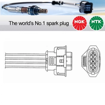 Image of NGK OZA531-GM2 / 1863 Lambda Sensor Zirconia Type Oxygen O2 Exhaust Probe