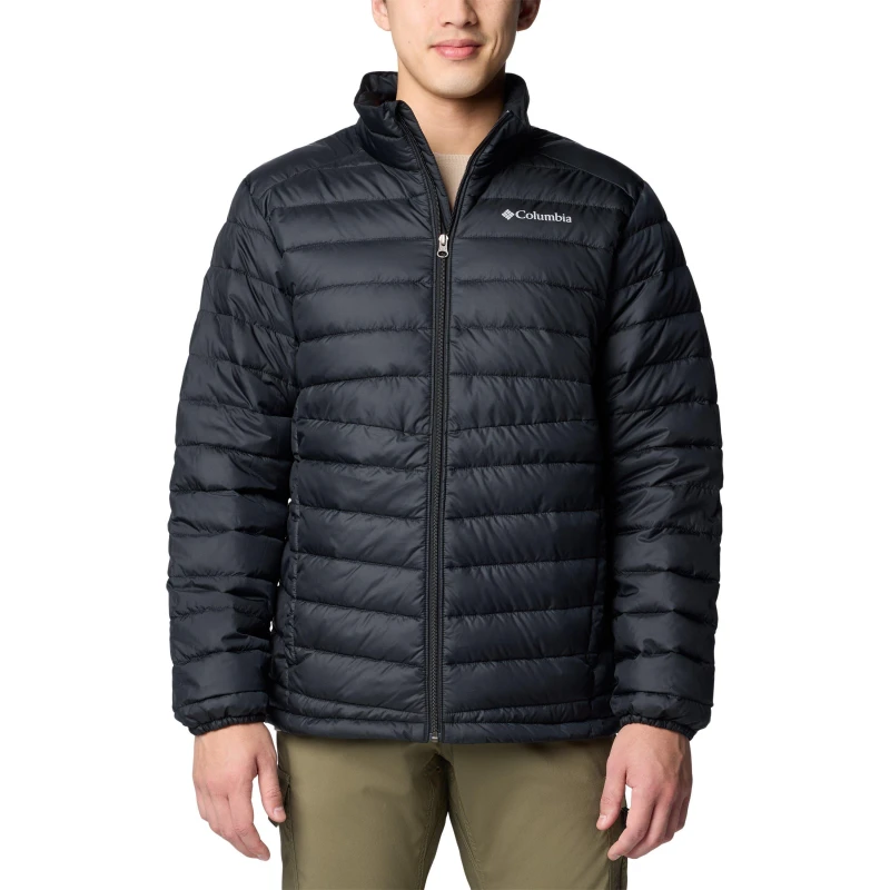 Image of Columbia Mens Fosters Falls Water Resistant Insulated Puffer Jacket Black male Small