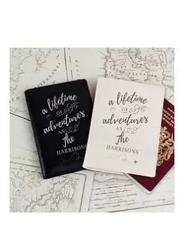 Image of The Personalised Memento Company Personalised Lifetime Of Adventures Couples Passports