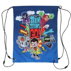 Image of Teen Titans Go Girls Characters Drawstring Bag (One Size) (Multicoloured) - Multicoloured