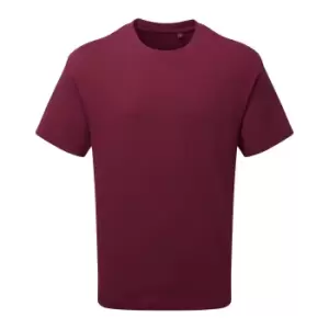 Image of Anthem Unisex Adult Heavyweight T-Shirt (S) (Burgundy)