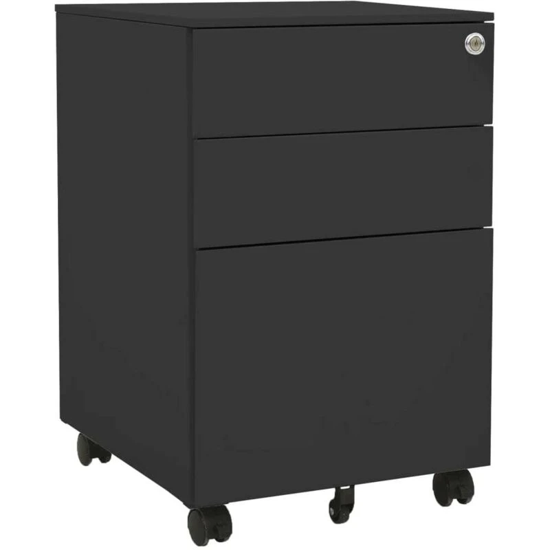 Image of VIDAXL Mobile File Cabinet Anthracite 39x45x60cm Steel Vidaxl 8720286564127