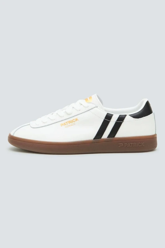 Image of Patrick Mens Monaco Court Trainers Black/White male 7 (41)