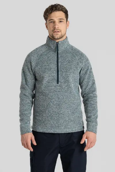 Image of Craghoppers Balsam Green Marl Rubeus Half Zip Fleece