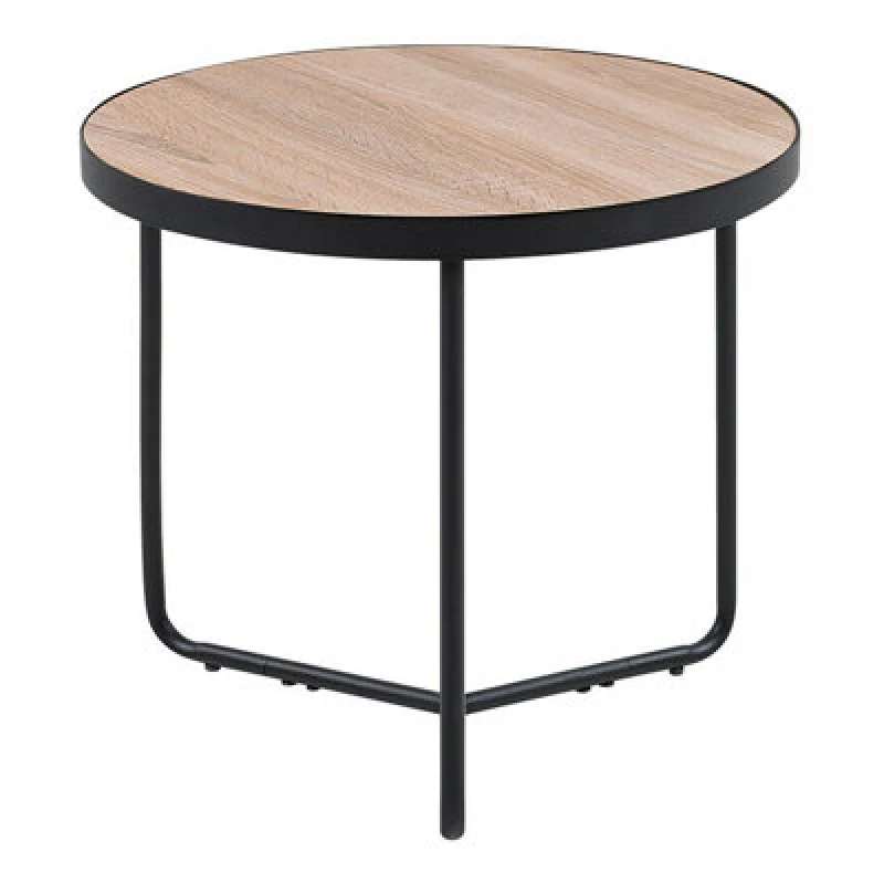 Image of Beliani Modern Side Table Melody Light Brown