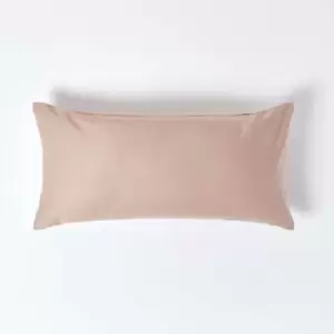 Image of Mink Continental Egyptian Cotton Pillowcase 1000 Thread Count, 40 x 80cm - Mink - Mink - Homescapes