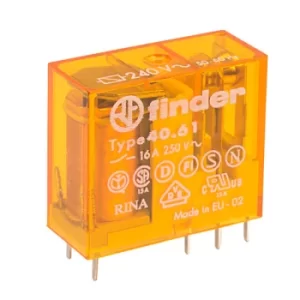 Image of Finder 40.61.8.240.0000 240V Relay (Miniature) SDPT DC 16A