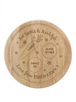 Image of Personalised Christmas Eve Round Treats Board