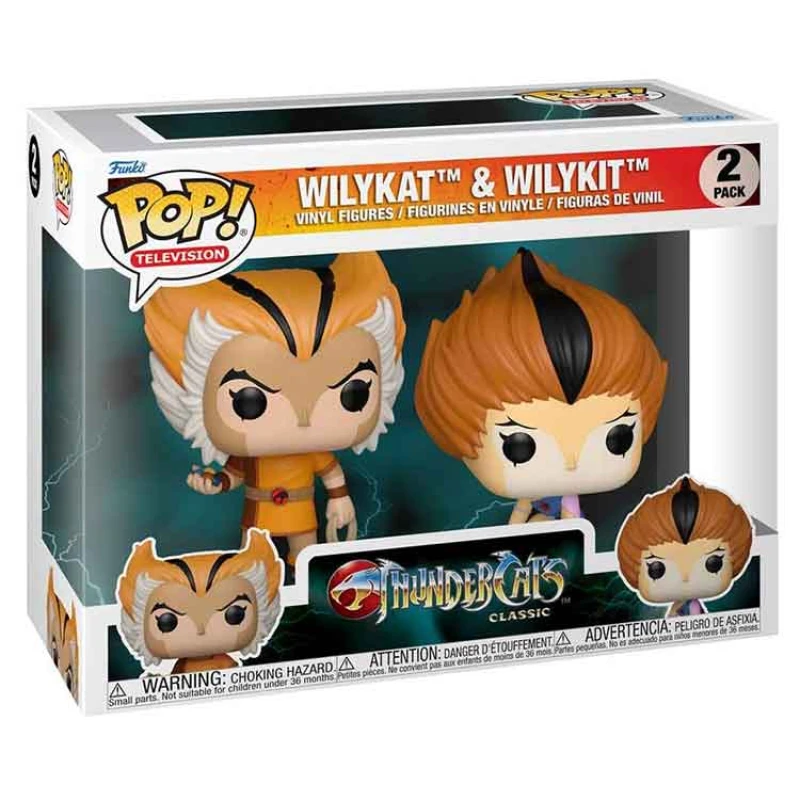 Image of AJ Toys & Books Funko Pop Animation: Thundercats S3 - Wilykat & Wilykit 2pk