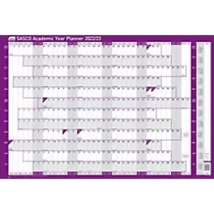 Image of Sasco Mounted Academic Year Planner 2022/2023 Purple