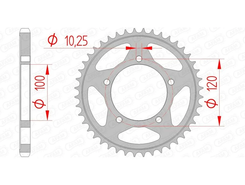 Image of AFAM 35802-46 Chain Sprocket Chain Sprocket (5479)