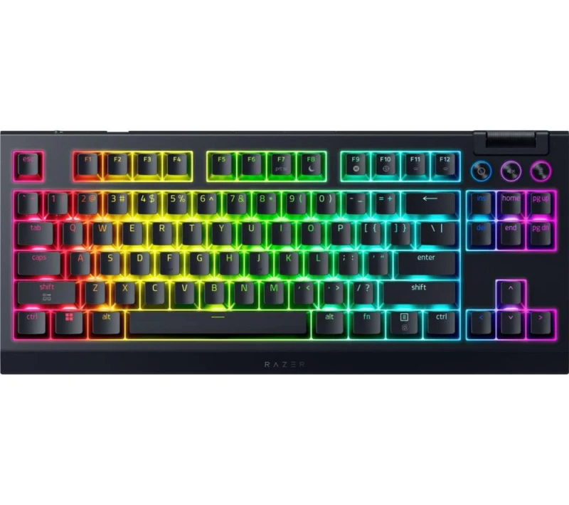 Image of RAZER Blackwidow V4 TKL Wireless Mechanical Gaming Keyboard - Black 8887910074008
