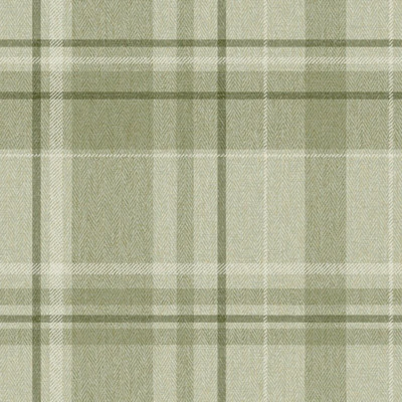 Image of Crown M1865 Harris Check Luxury Textured Wallpaper, Green