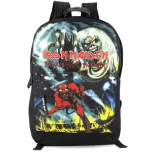 Image of Rock Sax Number Of The Beast Iron Maiden Backpack (One Size) (Black)