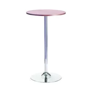 Image of Jemini Bistro Trumpet Table Tall 600x600x1045mm WalnutChrome KF838317
