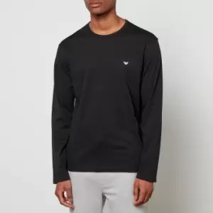 Image of Emporio Armani Mens Pure Cotton T-Shirt - Black - S