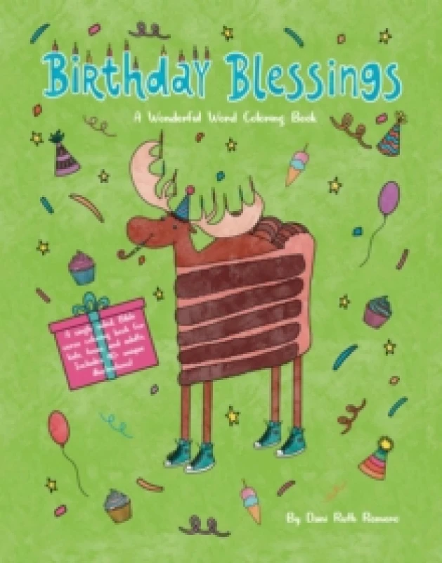 Image of Birthday Blessings : A Wonderful Word Coloring Book Paperback / softback