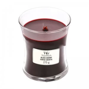 Image of WoodWick Black Cherry Medium Jar Candle 275g