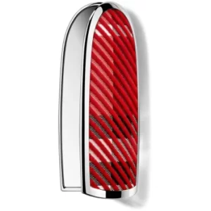 Image of GUERLAIN Rouge G de Guerlain Luxurious Velvet Double Mirror Case Lipstick Case with Mirror Shade Graphic Tartan