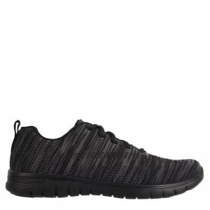 Image of Fabric Flyer Runner Ladies Trainers - Black/Charcoal