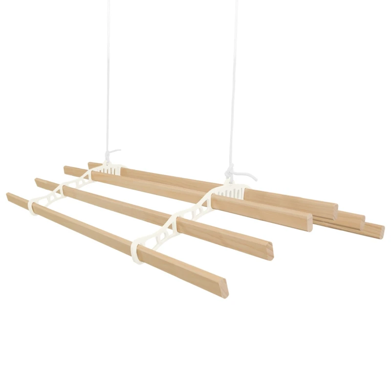 Image of Monstershop Clothing Airer Ceiling Pulley - Ivory - 2.4m Ivory