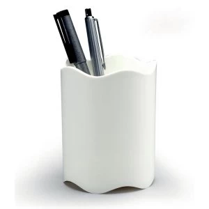 Image of Trend Pen Pot Plastic White