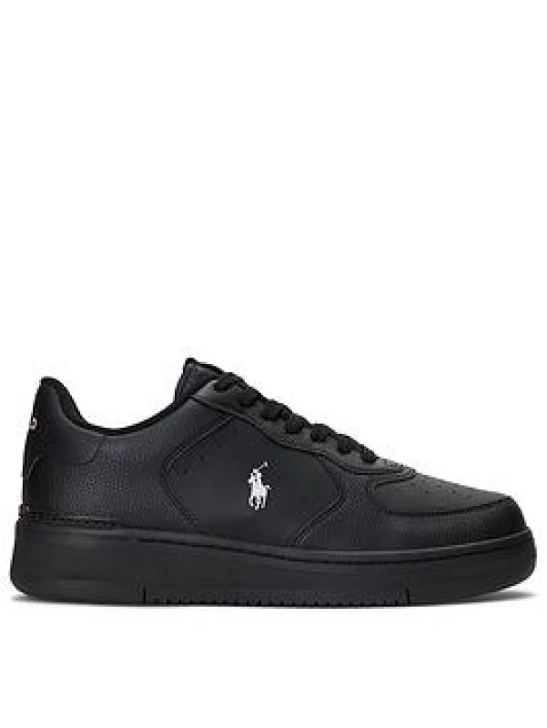 Image of Polo Ralph Lauren Masters Court Trainers - Black 7